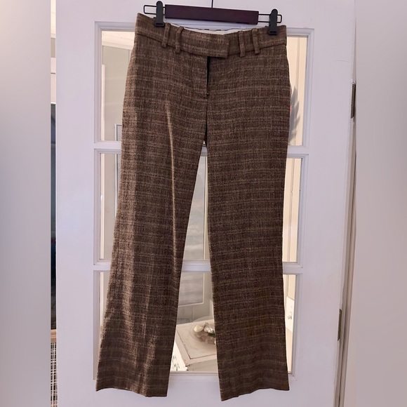 Chloe Wool Blend Tweed Cropped Trouser pants. 36 - S - Picture 3 of 5